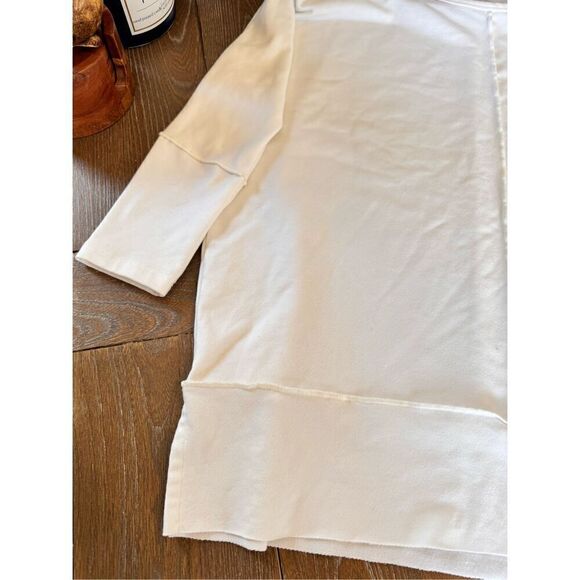 SPANX Women's Perfect Length Top Dolman 3/4 Sleeve Sweatshirt Powder Size  XSmal - Picture 3 of 9